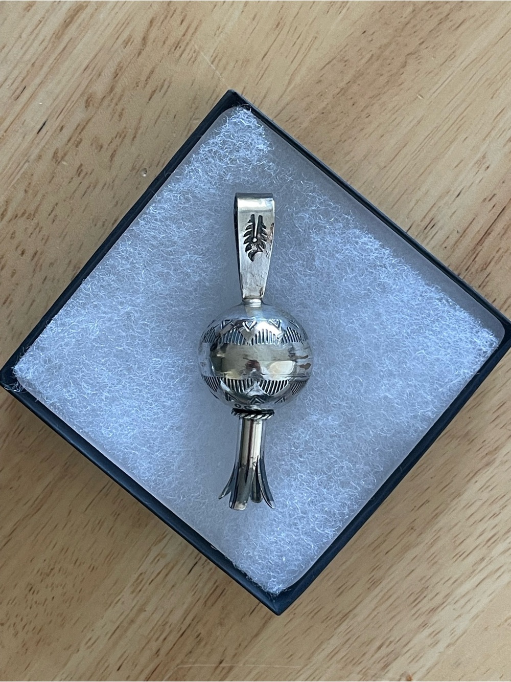 Sterling Silver Decorative Pendant - Silver Women Jewelry